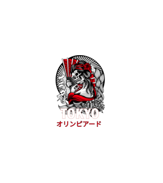 OLIMPIA Tokyo 07 minta fehér pólón