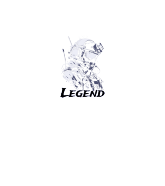 Legend minta fekete pólón
