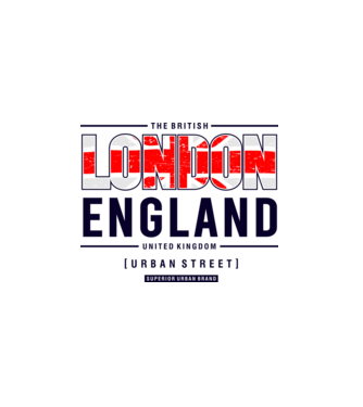 london b minta fehér pólón