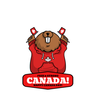 Canada day 03 minta fehér pólón