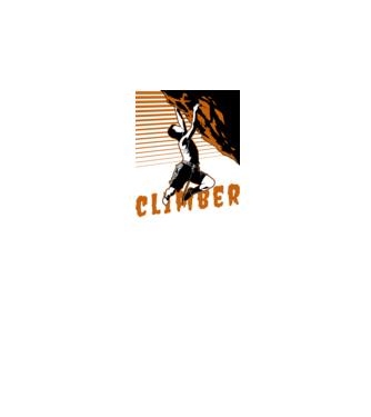 TR climber minta fekete pólón