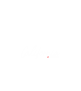 california Caligr minta fekete pólón