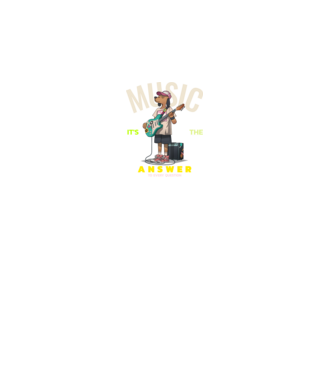 Music minta fekete pólón