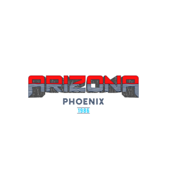 arizona b minta fehér pólón