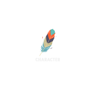 Character 02 minta fekete pólón