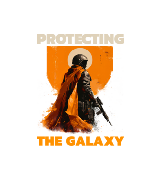 Protecting the galaxy minta fehér pólón