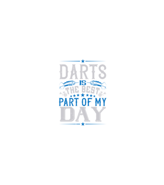 darts is the best part of my day-01 minta homokszín pólón