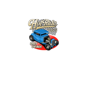 K 16 HOT RIDE minta farmerkék pólón