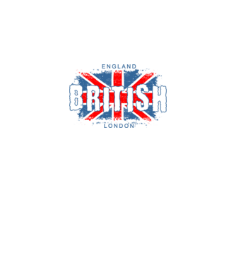 british b minta szürke pólón