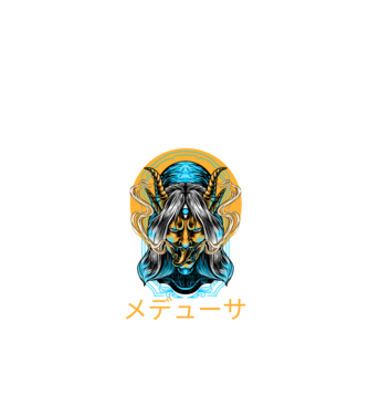 japanese-monster-05 minta fekete pólón