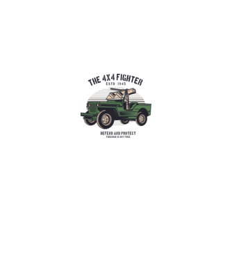 OLD war jeep minta menta pólón