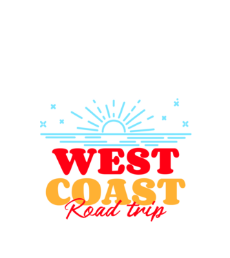 West Coast Treep 05 minta fekete pólón