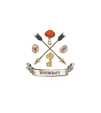 witchcraft-t-shirt-3 minta fekete pólón