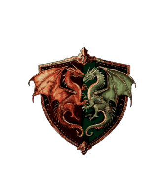 two-dragons minta fehér pólón