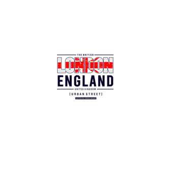 london b minta fehér pólón