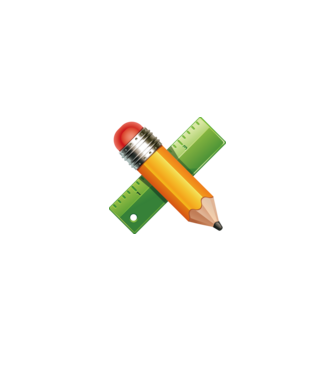 —Pngtree—pencil ruler ruler drawing tool_3840383 minta fekete pólón