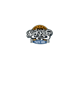 N1 Surf Rider minta fekete pólón