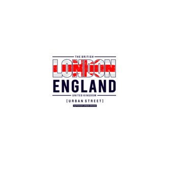 london b minta fehér pólón