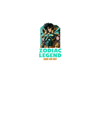 Zodiac legend minta türkiz pólón