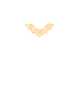 Electric Bat minta fekete pólón