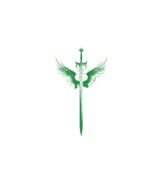 medieval-fantasy minta fehér pólón