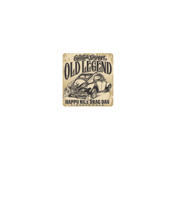 OLD LEGEND minta fekete pólón