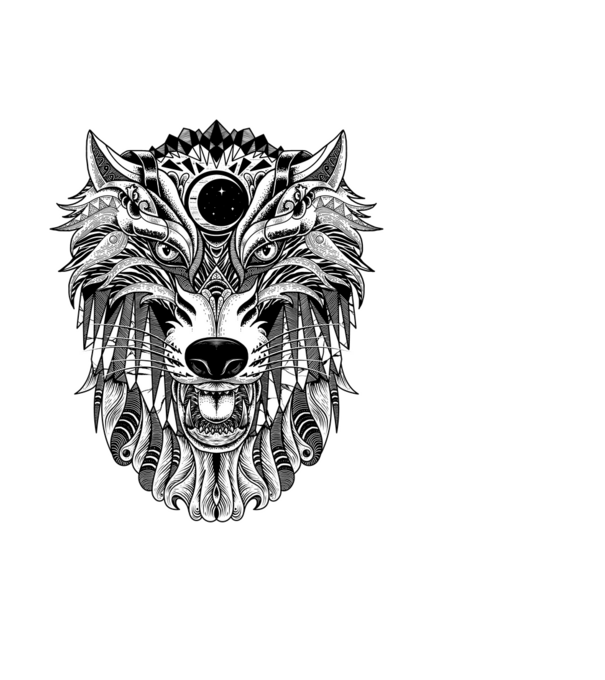 Wolf RT 01 minta fekete pólón