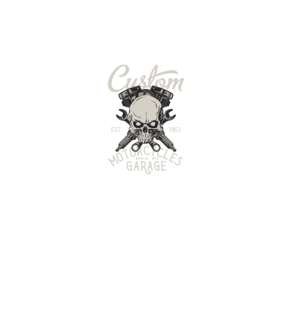 Kerozin Skull 03 minta türkiz pólón