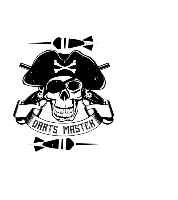 Darts Master-01 minta fehér pólón