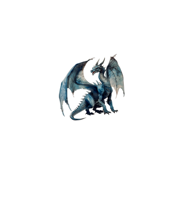 dragon-and-medieval-fantasy-10 minta farmerkék pólón