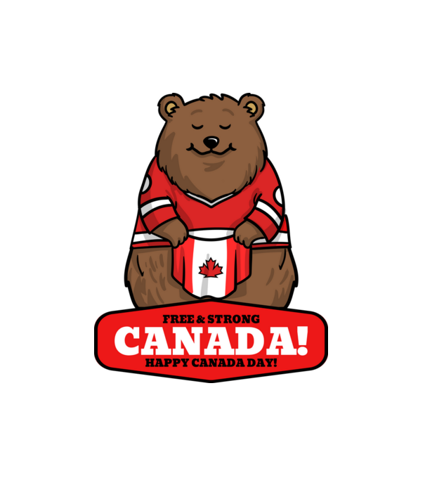 Canada day 02 minta fehér pólón