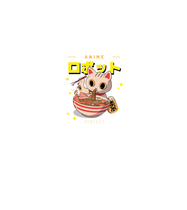 Ramen anime 05 minta farmerkék pólón