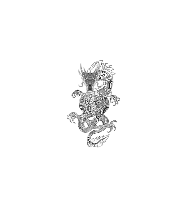 Dragon colection 6 minta szürke pólón