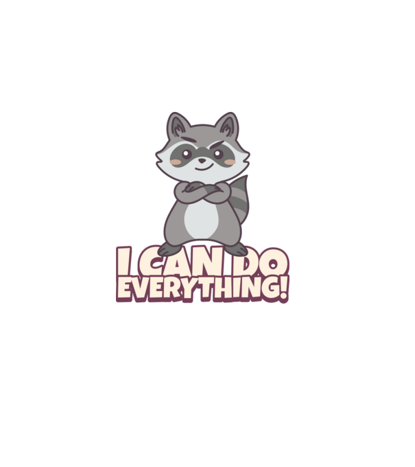 raccoon-illustration minta sötétkék pólón