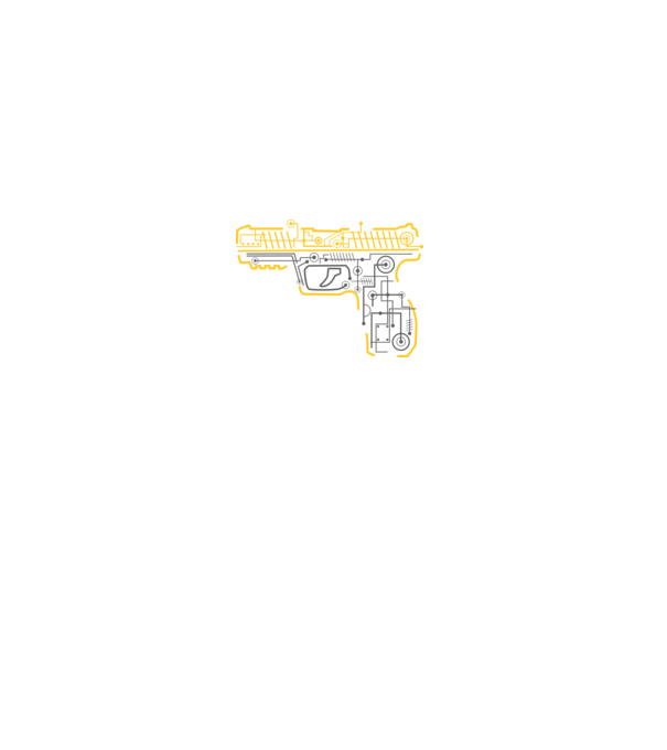 Electric Gun minta szürke pólón