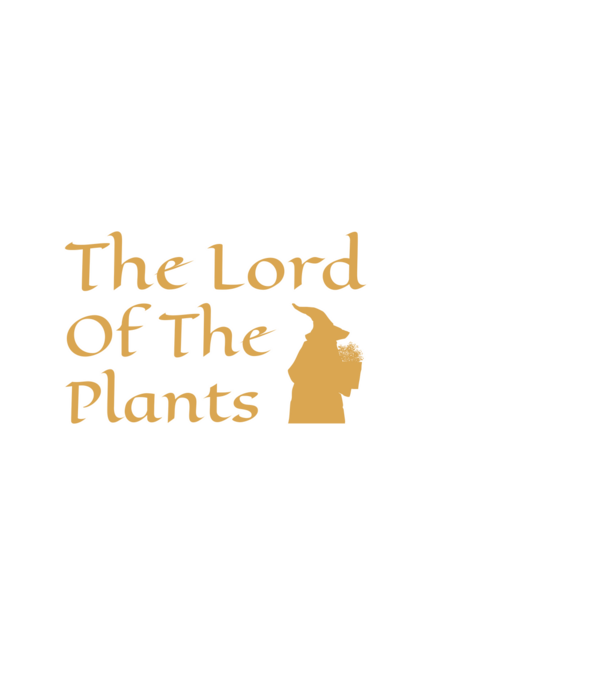 lord-of-the-Plants minta fehér pólón