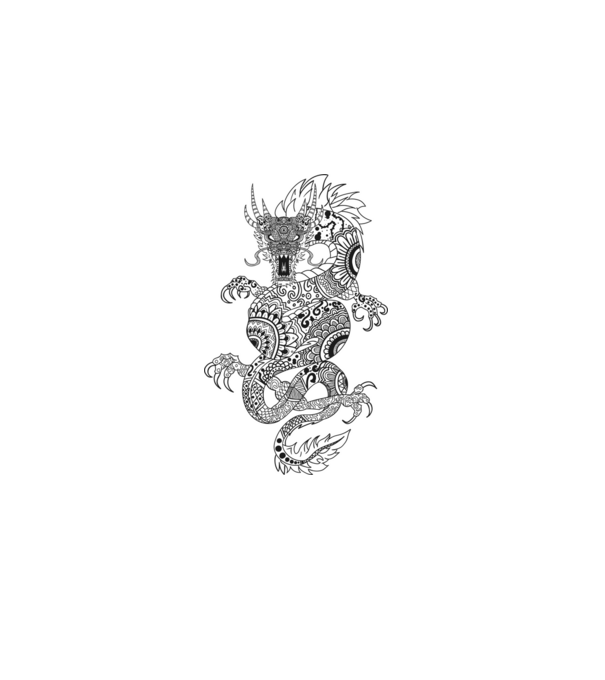 Dragon colection 6 minta sötétkék pólón