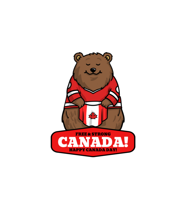 Canada day 02 minta fehér pólón