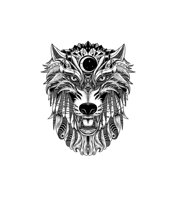 Wolf RT 01 minta fehér pólón