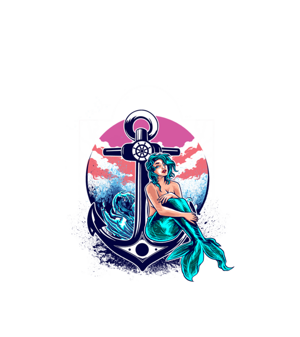 Marine MERMAID 2 minta fehér pólón