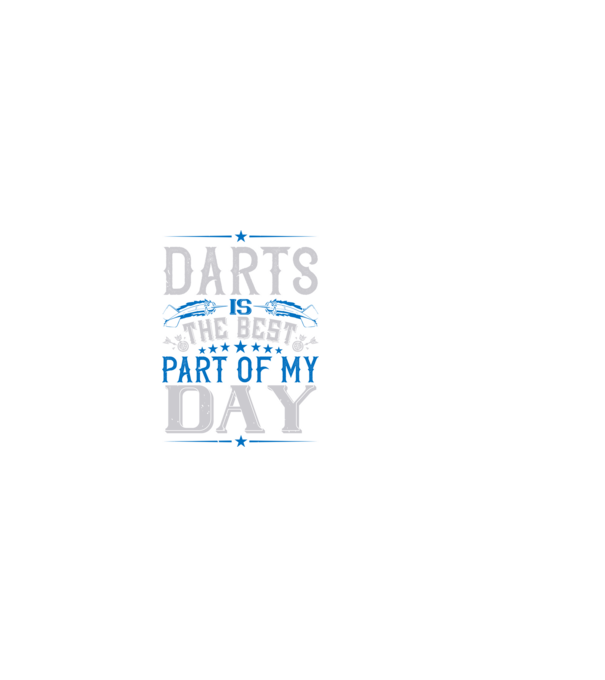 darts is the best part of my day-01 minta fekete pólón