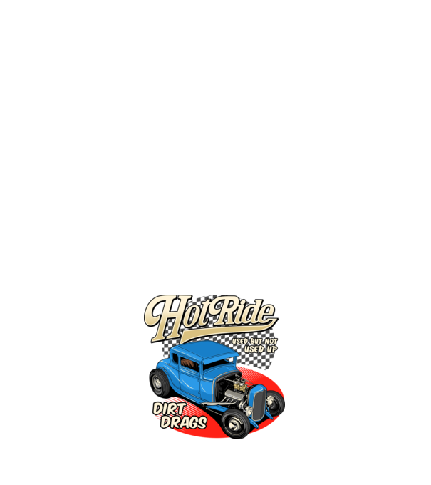 K 16 HOT RIDE minta fehér pólón