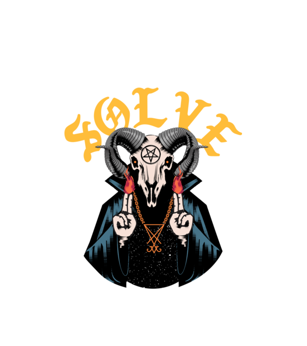 Solve by Lucifer 03 minta fehér pólón