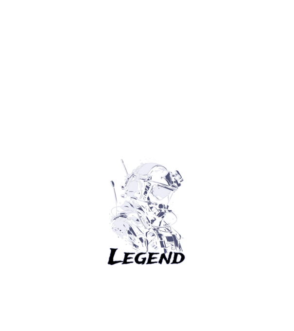 Legend minta fehér pólón