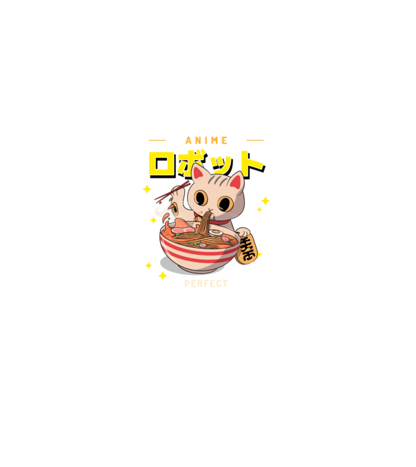 Ramen anime 05 minta szürke pólón