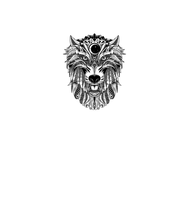 Wolf RT 01 minta fekete pólón
