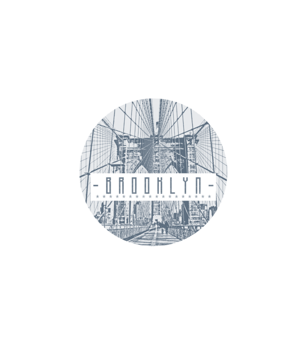 brooklyn-t-shirt-design-template-266d (1) minta fehér pólón