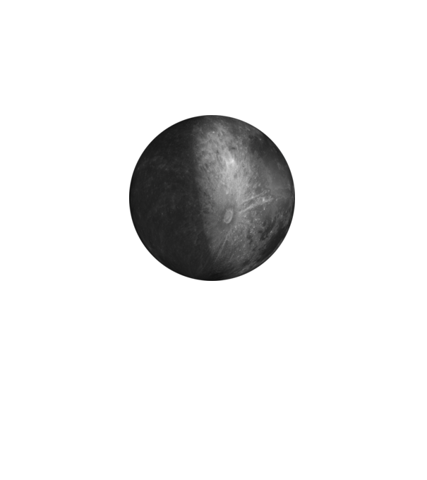 Planet moon_5457989 minta fekete pólón