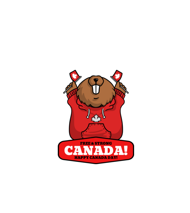 Canada day 03 minta almazöld pólón