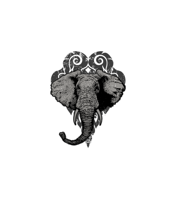 ELEPHANT 1 minta fehér pólón